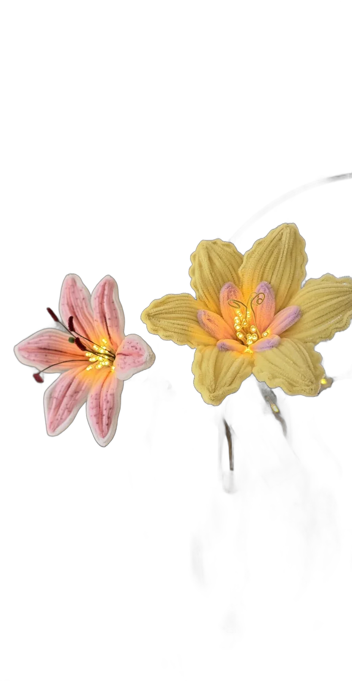 Crochet lily flowers