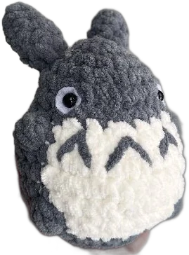 Mini grey forest friend plushie