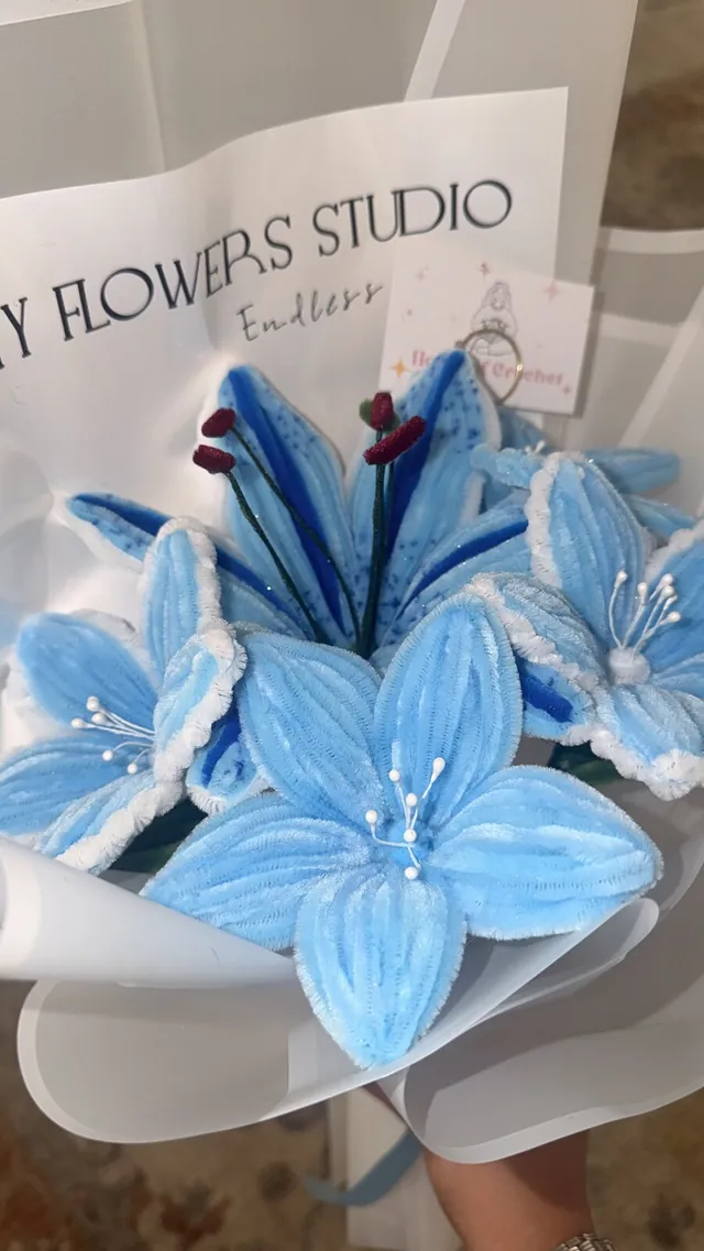 Blue Flower Bouquet