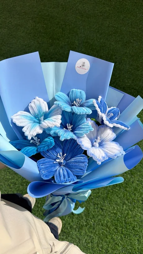 Blue Lily Bouquet