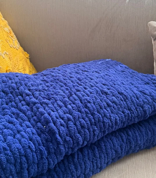 Chunky Chenille Blanket