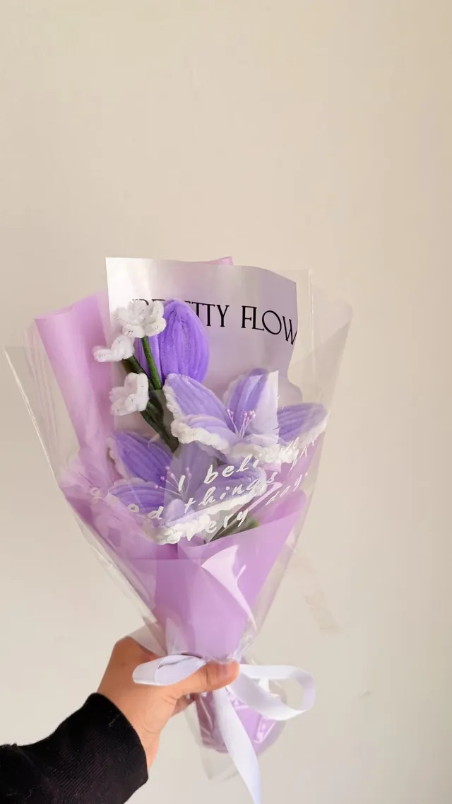 Small Purple Flower Bouquet