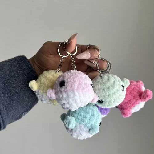 Whale Keychain